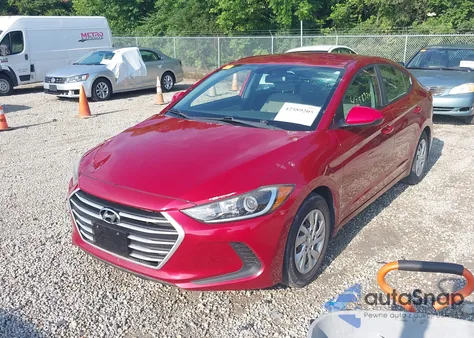 2018 Hyundai Elantra Se from USA, damaged, VIN KMHD74LF9JU453706